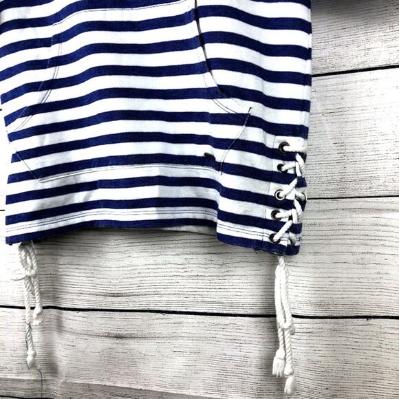 Marc New York Performance Striped Tie Side Sweatshirt - Picture 2 of 10